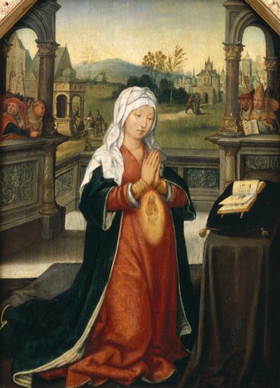 St. Anne Conceiving the Virgin by Jean the Elder Bellegambe